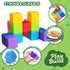 1.65 Inch 3D 8 1-3 (16PCS) Pairez Toys Magnetic Blocks, Large Magnetic Building Blocks for Toddlers, Magnet Cubes