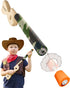 Camo Toy Pop Gun for Kids - Wooden Toy Guns for Boys Ages 3-7, Fun Rifle & Pistol Toys