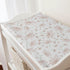 Boho Pink Floral Baby Changing Pad Cover, Soft Breathable Nursery Bedding Cradle & Bassinet Sheets 32''x16'' Vintage