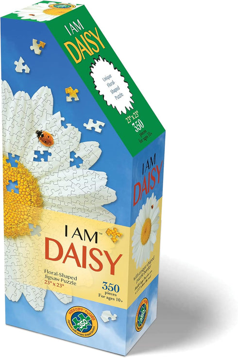Madd Capp: I AM Daisy - 350 Piece Jigsaw Puzzle, Floral Shaped, 23x23 Finished Size