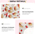 Pigsaly 27x39 Inch Crib Sheets Pancakes Strawberries Baby Sheet for Standard Crib Mattress Boys Girls Toddler Bed