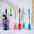 Purtribe (1 Pack, Silicone Bottle Brush, Water Bottle Cleaner Brush with Long Handle, Perfect for Cleaning Narrow Neck