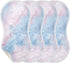 decor gift 4 Pack 22x11in Cotton Newborns Burp Cloths Breathable Pink and Light Blue Marble Texture Baby spit up Rags