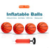 Bath Toys - Bathtub Basketball Hoop for Kids, Mini Basketball Hoop with 3 Suction Cups and 4 Soft Balls