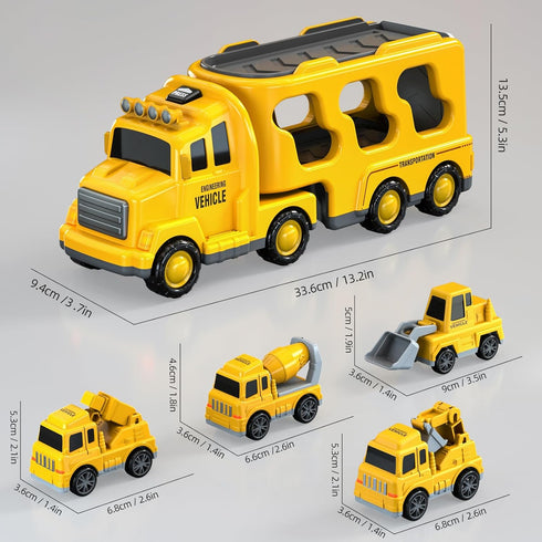Beby Buty 5 1 3-5, Bulldozer 2 3 4 5 in Construction Trucks Cars Toys for Toddlers Boy Toddler Car Truck Toys