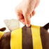 Onsoyours Cute 13" Yellow Bee Plush Toy Pillow Soft Stuffed Animal for Kids