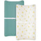 2 Pack Muslin Changing Pad Cover for Baby Girls Boys, 100% Cotton