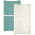 2 Pack Muslin Changing Pad Cover for Baby Girls Boys, 100% Cotton