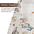KuphiL10C Western Cactus Hats Stars Pattern Nursing Pillow Cover, Unisex Removable Breastfeeding Pillowcase Slipcover