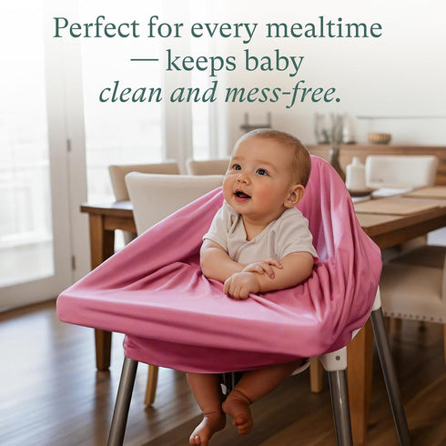 PurComfy Baby Car Seat Cover, Supersoft Bamboo Viscose Carseat Cover for Infant Boys & Girls, Breathable Multi-Use