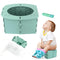 LEFUYAN Travel Potty for Kids, Reusable Portable Folding Potty for Toddler, Foldable Toilet