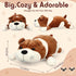 Vertintong 23.6" Soft Dog Plush - Huggable Stuffed Animal Pillow for Kids Birthday Gift - Large Cuddle Puppy Toy