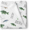 Lovable Gift Co Fishing Personalized Baby Receiving Swaddle Blanket