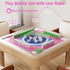 bestcool Neoprene Mahjong Mat with Gold Sparkle Rules for Table, Odorless, Free of PAHs, No Creases American Mahjong