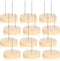 12 Pcs Crochet Doll Stand Wooden Emotional Support, Pickle Knitted Doll Display Stand, Single Double Steel Needle Holder