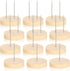 12 Pcs Crochet Doll Stand Wooden Emotional Support, Pickle Knitted Doll Display Stand, Single Double Steel Needle Holder