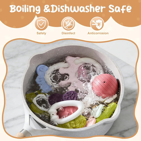 0-6 3-6 6-12 Baby Toys Months - Baby Rattles Teething Toys Month Infant Toys Months Teether Toy Babies Gift Teething