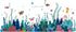 Removable 3D Under The Sea View Grass Wall Decal, DIY Ocean Coral Seaweed Stickers for Kids Bedroom