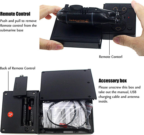 Remote Control Nuclear Submarine Toy - Fun RC Boat for Kids