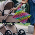 VBCVBGFH 4 Pack Colorful Rainbow Neon Leopard Wet Bag Waterproof Washable Reusable Wet Dry Bag for Swimsuit Clothes