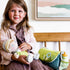 Summer 18 HABA Baby Doll Diaper Bag with Soft Bottle & Reusable Cloth Doll Diapers, Folds into Changing Mat, Meadow