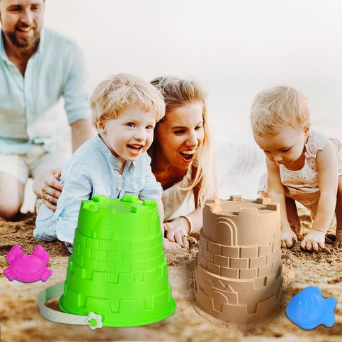 Holady 17 Set Pcs Beach Toy for Kids - Includes Bucket, Molds, Shovel, Rake, Sifter & Castle Toys - Sand Bucket