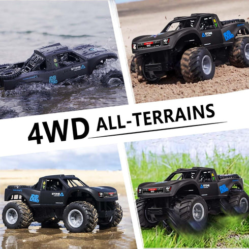1:16 Amphibious Remote Control Car, 4WD Monster Truck Toys All Terrain, RC Cars for Adults, RC Trucks 4x4 Off Road
