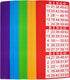 Yuanhe Bingo Paper Game Cards - 3 Cards - 100 Sheets in Mixed Colors