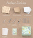 11" 11" Wakhow Flower Press Kit x Large Wooden Flower Presser for Adults & Teens | DIY Bouquet Preservation & Dried