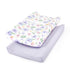 TILLYOU Changing Pad Cover Girl Set in Soft Jersey Material - Fits