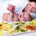 Sunflower Baby Monthly Milestone Blanket, Floral Newborns Month Blanket Gift with Wreath & Headband