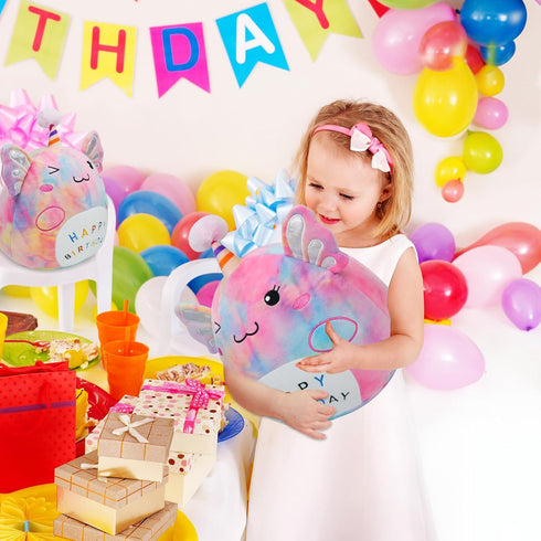 12 Inch LICSOR Axolotl Plush Toy Cute Unicorn Axolotl Birthday Stuffed Animal Soft Axolotl Plushies Pillow Multicolour