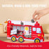 Handcrafted Wooden Fire Truck Coin Bank for Kids - Perfect Toddler Gift