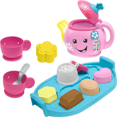Fisher-Price Toddler Toy Laugh & Learn Sweet Manners Tea Set with Music