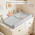 2 Pack 32x16 Inch Baby Changing Pad Covers, Super Soft Plush Dot Diaper Changing Table Covers Fit Changing Table Pad