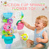 1-3 17PCS Set, 1+ Bath Toys for Kids Ages Fun and Easy-Grip Mold Free Baby and Toddler Bath Toys Interactive Flower