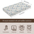 KuphiL10C 2 Pack Mattress-28x52 Watercolor Ocean Animals Whale Sea Turtle Starfish Pattern Baby Sheets for Crib, Unisex
