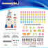 195PCS 3+ Amy&Benton DIY Sticky Balloons with Pump, Space Rocket Balloon the Funny Inflator Toy, Magic Balloon Maker