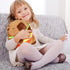 9.5 Inch CHDBLOCK Hamburger Capybara Plush Toy - Cute Capybara Stuffed Animal, Kawaii Capibara Plushie for Kids