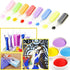 36-Pack DIY Scenic Sand Art Bottles - Vibrant Decorative Sand for Creative Projects