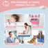 18"x26"(100pcs) MILDPLUS Disposable Changing Pads Liners Baby Pads, Hot Air Cotton Surface Pee Pads, Waterproof