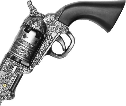 LALAPORT 13-Inch SMB-110 Decorative Western Classic Revolver Style, Body with Ornate Engravings, Suitable
