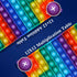 12 X 12 Multiplication Game Table, Rainbow Dimple Fingertip Toys, Stress Relieving Math Board, 1 Piece