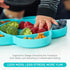 grabease Silicone Suction Plate for Baby & Toddler Self-Feeding, 6-Section Dish, BPA and Phthalates-Free