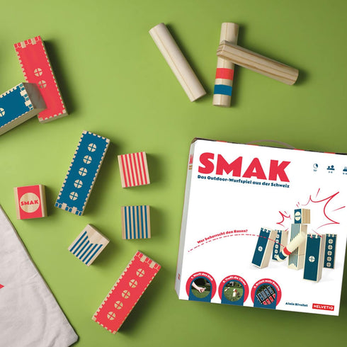 Helvetiq SMAK The Throwing Game - Fun Outdoor Game for 2-6 Players, Lawn Game for Kids and Adults