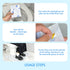 FCQWMTSD 60 Pack Commode Commode Disposable Toilet Mat,Non-Slip Waterproof U-Shape Pads for Adult Incontinence & Kids