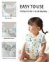 BBabebe Packaged, (20 Disposable Baby Bibs for Boys and Girls, Individually Hygienic, Soft and Leakproof for Toddler