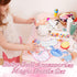 15Pcs Set,Pretend Baby Doll Accessories Magic Bottle Play Feeding Toy with Juice Milk Bottles,Sippy Cups,Pacifiers,Bowl