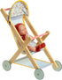 18" 3+ JC Toys Parfait Collection | Deluxe Wooden Doll Toy Stroller | for Dolls and Stuffed Animals up to | Ages