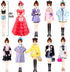 Daniel Axel 3+ Set Set) Magnetic Princess Dress Up Paper Doll Pretend Play Toys Magnet People Clothes Puzzles Game